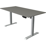 Artikelbild 1 für Kerkmann Move 1 elektrisch höhenverstellbarer Schreibtisch grafit rechteckig, T-Fuß-Gestell silber 160,0 x 80,0 cm, Artikelnummer 287712