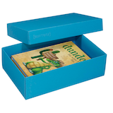 Artikelbild 1 für 2 BUNTBOX L Geschenkboxen 3,6 l blau 26,6 x 17,2 x 7,8 cm, Artikelnummer 303786