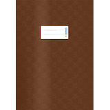 Artikelbild 1 für HERMA Heftumschlag mit Baststruktur braun Kunststoff DIN A4, Artikelnummer 772802