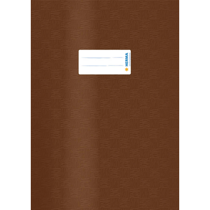 Artikelbild für HERMA Heftumschlag mit Baststruktur braun Kunststoff DIN A4, Artikelnummer 772802