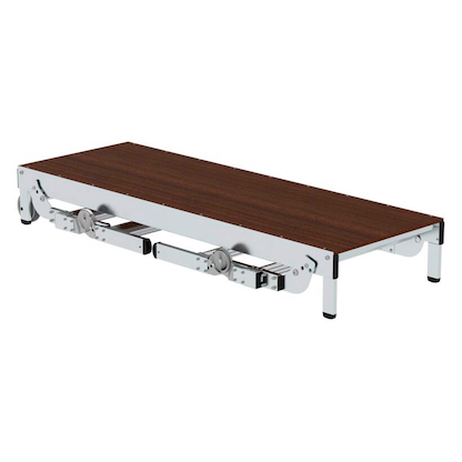 Artikelbild 3 für MUNK Arbeitsplattform 30414 höhenverstellbar silber 2x 2 Stufen, H: 73,0 cm, Artikelnummer 593758