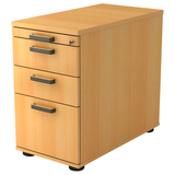 Artikelbild 1 für HAMMERBACHER SC40 Standcontainer buche 4 Auszüge 42,8 x 80,0 x 72,0 - 76,0 cm, Artikelnummer 864830