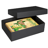 Artikelbild 1 für 2 BUNTBOX L Geschenkboxen 3,6 l schwarz 26,6 x 17,2 x 7,8 cm, Artikelnummer 303794