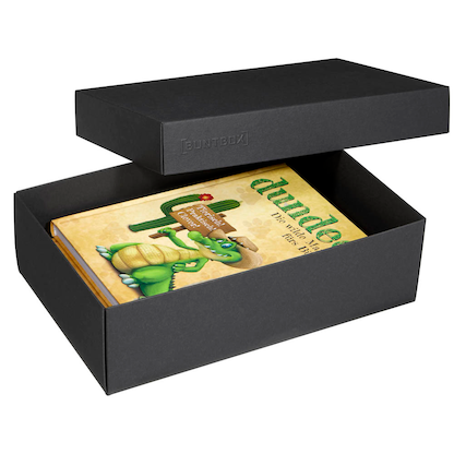 Artikelbild für 2 BUNTBOX L Geschenkboxen 3,6 l schwarz 26,6 x 17,2 x 7,8 cm, Artikelnummer 303794