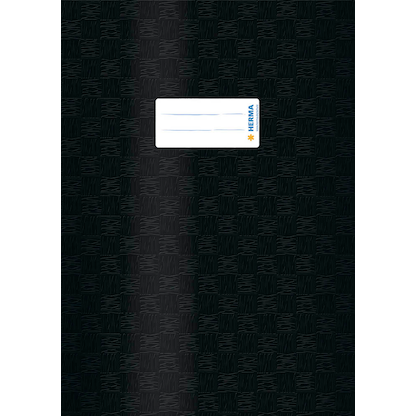 Artikelbild für HERMA Heftumschlag mit Baststruktur schwarz Kunststoff DIN A4, Artikelnummer 772812