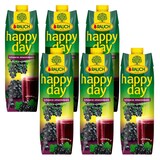 Artikelbild 1 für happy day Fruchtnektar Schwarze Johannisbeere 6x 1,0 l, Artikelnummer 533139