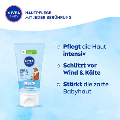 Artikelbild 2 für NIVEA BABY WIND & WETTER Babycreme 50,0 ml, Artikelnummer 580247