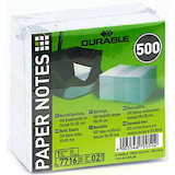 Artikelbild 1 für DURABLE Notizzettel lose weiß 9,0 x 9,0 cm, ca. 500 Blatt, 1 Pack, Artikelnummer 807529