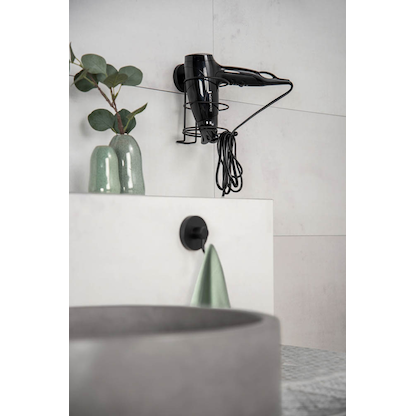 Artikelbild 4 für WENKO Haartrocknerhalter Milazzo schwarz, Artikelnummer 808083