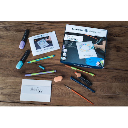 Artikelbild 2 für Schneider Postkarten weiß DIY Set, Artikelnummer 321996