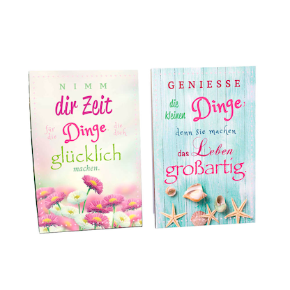 Artikelbild 7 für LUMA Aufstellkarte Nimm dir Zeit... DIN B6 Schrift, Artikelnummer 321097