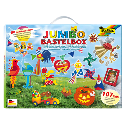 Artikelbild 11 für folia Bastelset JUMBO 107-tlg. mehrfarbig, Artikelnummer 509836