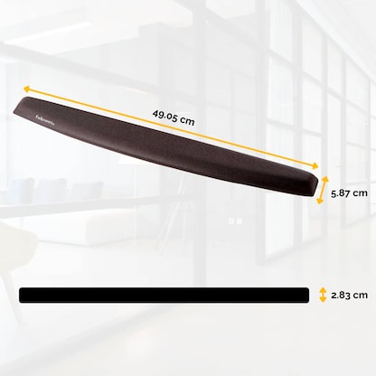 Artikelbild 5 für Fellowes Tastatur-Handballenauflage Memory Foam schwarz, Artikelnummer 816017