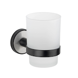 Artikelbild 1 für WENKO Zahnputzbecher Udine weiß/anthrazit, Artikelnummer 807567