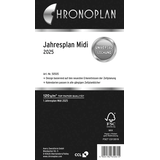 Artikelbild 1 für CHRONOPLAN Kalendereinlage 2025 Jahresplan Midi (9,6 x 17,2 cm), Artikelnummer 354068