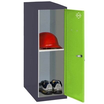 Artikelbild für Simonrack Spind SIMONLOCKER DISM anthrazit, grün 8425437119330, 1 Schließfach 40,0 x 50,0 x 91,5 cm, Artikelnummer 355259