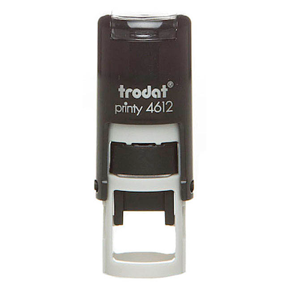 Artikelbild 4 für trodat Textstempel, individualisierbar Printy 4612 selbstfärbend schwarz mit Logo, 1 St., Artikelnummer 415435