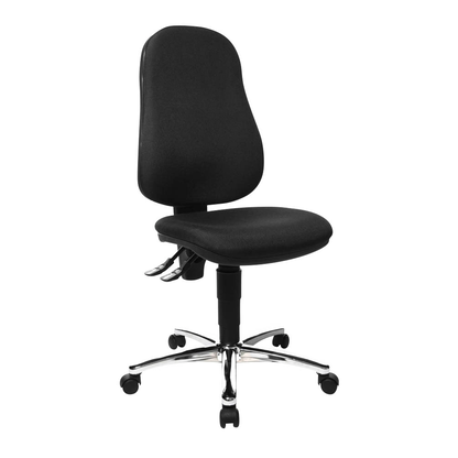 Artikelbild 5 für Topstar Bürostuhl Point 60, 8169G20 Stoff schwarz, Gestell chrom, Artikelnummer 434803