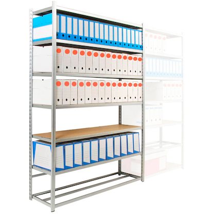 Artikelbild 5 für Manorga Schwerlastregal EPSILINE ASZ2510607DAAA099 silber 100,0 x 60,0 x 252,0 cm, Artikelnummer 268211