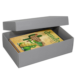 Artikelbild 1 für 2 BUNTBOX L Geschenkboxen 3,6 l grau 26,6 x 17,2 x 7,8 cm, Artikelnummer 303901