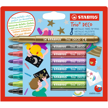 Artikelbild 6 für STABILO Trio DECO Filzstifte farbsortiert, 1 St., Artikelnummer 744783