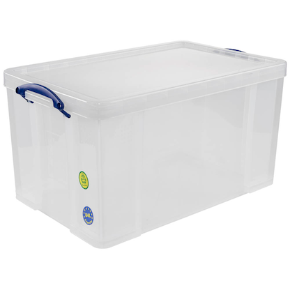 Artikelbild für Really Useful Box Aufbewahrungsbox 84,0 l transparent 71,0 x 44,0 x 38,0 cm, Artikelnummer 404301