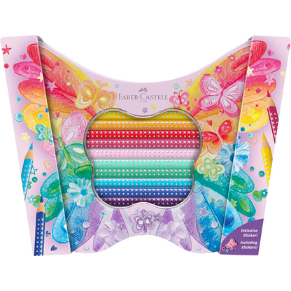 Artikelbild 2 für FABER-CASTELL Geschenkset Schmetterling Sparkle Buntstifte farbsortiert, 20 St., Artikelnummer 106326