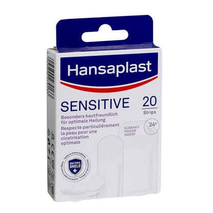 Artikelbild 22 für Hansaplast Pflaster SENSITIVE 46041 weiß, 20 St., Artikelnummer 148709