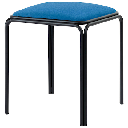 Artikelbild 2 für 4 meet powered by PAPERFLOW Hocker BISTRO TBBISX4SC.06 blau Kunstleder, Artikelnummer 230076