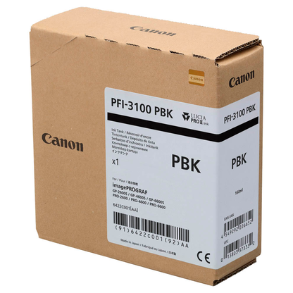 Artikelbild 2 für Canon PFI-3100 Foto schwarz Druckerpatrone, Artikelnummer 524656