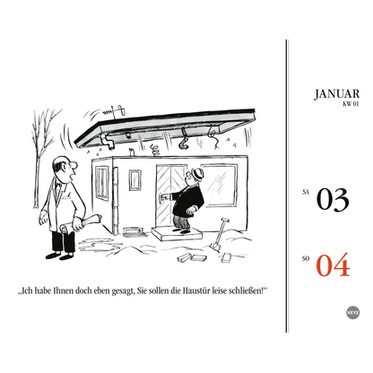 Artikelbild 5 für Heye Abreißkalender LORIOT 2026, Artikelnummer 551238
