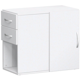 Artikelbild 1 für geramöbel Flex Standcontainer weiß 2 Auszüge 80,0 x 42,0 x 72,0 cm, Artikelnummer 876247