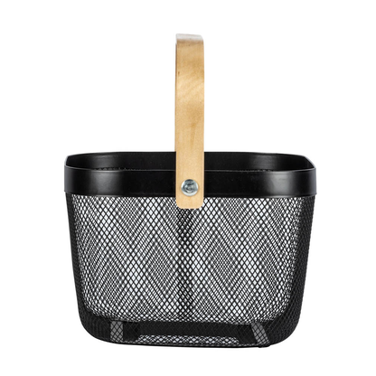 Artikelbild 3 für WENKO Bambusa Aufbewahrungskorb schwarz 25,0 x 25,0 x 17,0 cm, Artikelnummer 807101