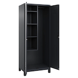 Artikelbild 1 für CP Putzmittelschrank Classic Plus 080110-02 S10033 anthrazitgrau 80,0 x 50,0 x 195,0 cm, aufgebaut, Artikelnummer 175533