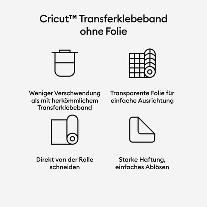 Artikelbild 8 für cricut™ Transferklebeband ohne Trägerfolie für Vinylfolien 33,0 cm x 22,8 m, 1 Rolle, Artikelnummer 958342