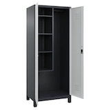 Artikelbild 1 für CP Putzmittelschrank Classic Plus 080110-02 S10034 anthrazitgrau, lichtgrau 80,0 x 50,0 x 195,0 cm, aufgebaut, Artikelnummer 175549