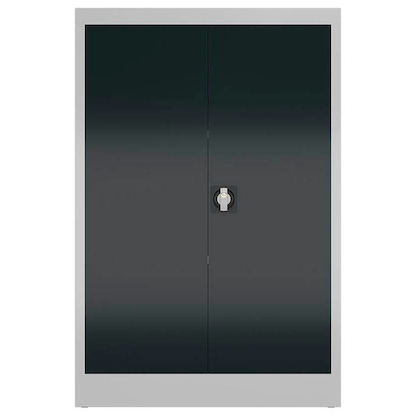 Artikelbild 3 für ClassiX Metallschrank X-530298 anthrazit, lichtgrau 80,0 x 38,0 x 120,0 cm, aufgebaut, Artikelnummer 184399