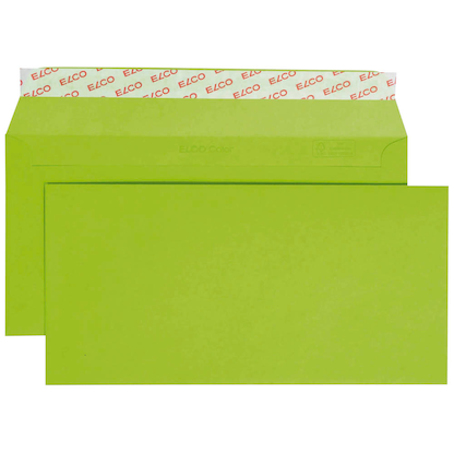 Artikelbild für ELCO Briefumschläge Color DIN lang ohne Fenster intensivgrün haftklebend 25 St., Artikelnummer 295438