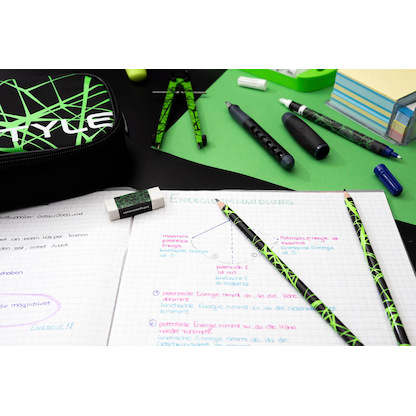 Artikelbild 5 für EBERHARD FABER Bleistift-Set HB schwarz/grün, 1 Set, Artikelnummer 459499