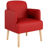 Artikelbild 1 für meet powered by PAPERFLOW Besuchersessel Brooks FTBROSC.23.18 rot Kunststoff, Artikelnummer 687808