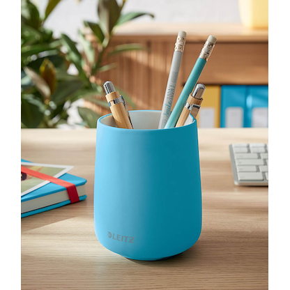 Artikelbild 3 für AKTION: LEITZ Stiftehalter Cosy blau Keramik 8,7 x 8,7 x 10,8 cm mit Prämie nach Registrierung, Artikelnummer 651941