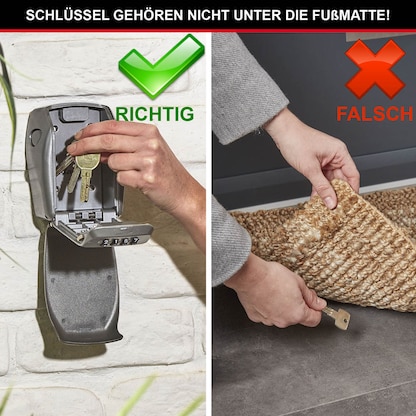 Artikelbild 6 für Master Lock® 5415EURD Schlüsseltresor silber Zahlenschloss, Artikelnummer 727554