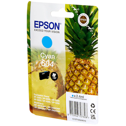 Artikelbild 4 für EPSON 604/T10G24 cyan Druckerpatrone, Artikelnummer 784647