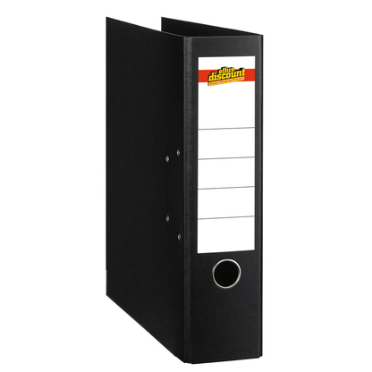 Artikelbild 2 für office discount Ordner schwarz Kunststoff 8,0 cm DIN A4, Artikelnummer 501569
