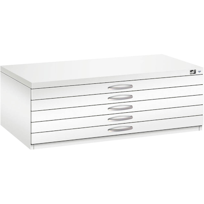 Artikelbild 3 für CP 7100 Planschrank verkehrsweiß 5 Schubladen 110,0 x 76,5 x 42,0 cm, Artikelnummer 682993