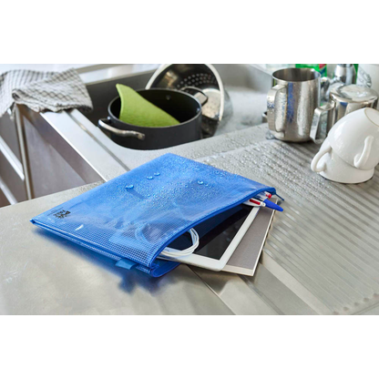 Artikelbild 3 für VELOFLEX Reißverschlussbeutel blau 0,26 mm, 1 St., Artikelnummer 190492