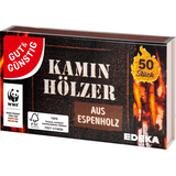 Artikelbild 1 für GUT&GÜNSTIG Streichhölzer Kaminhölzer braun, 50 St., 50 Stück, Artikelnummer 491256