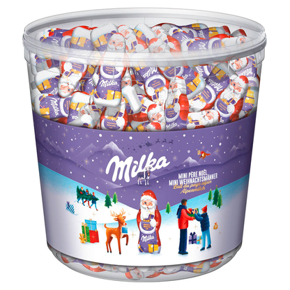 Artikelbild 5 für Milka Mini Weihnachtsmänner Schokolade 169 St./1,54 kg, Artikelnummer 629119