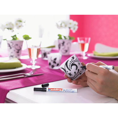 Artikelbild 6 für edding 751 creative Lackmarker schwarz 1,0 - 2,0 mm, 1 St., Artikelnummer 126169