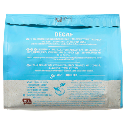 Artikelbild 4 für Senseo DECAF Kaffeepads, Arabica- und Robustabohnen 16 Pads, Artikelnummer 243012